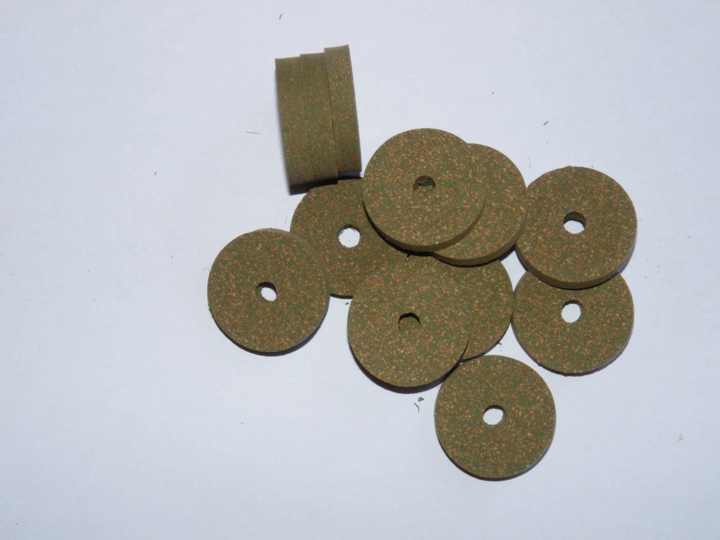 10 RUBBERIZED CORK RINGS 11/4"X1/4 BORE 1/4