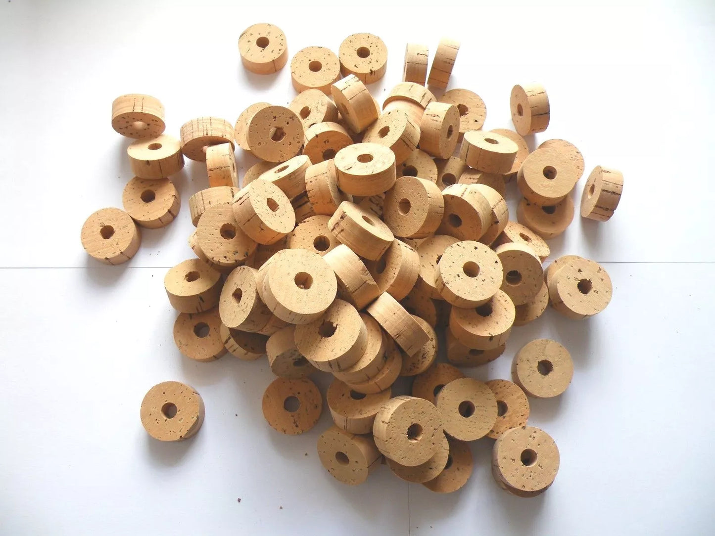 100 CORK RINGS 1 1/4"X1/2" BORE 5/16" GRADE A