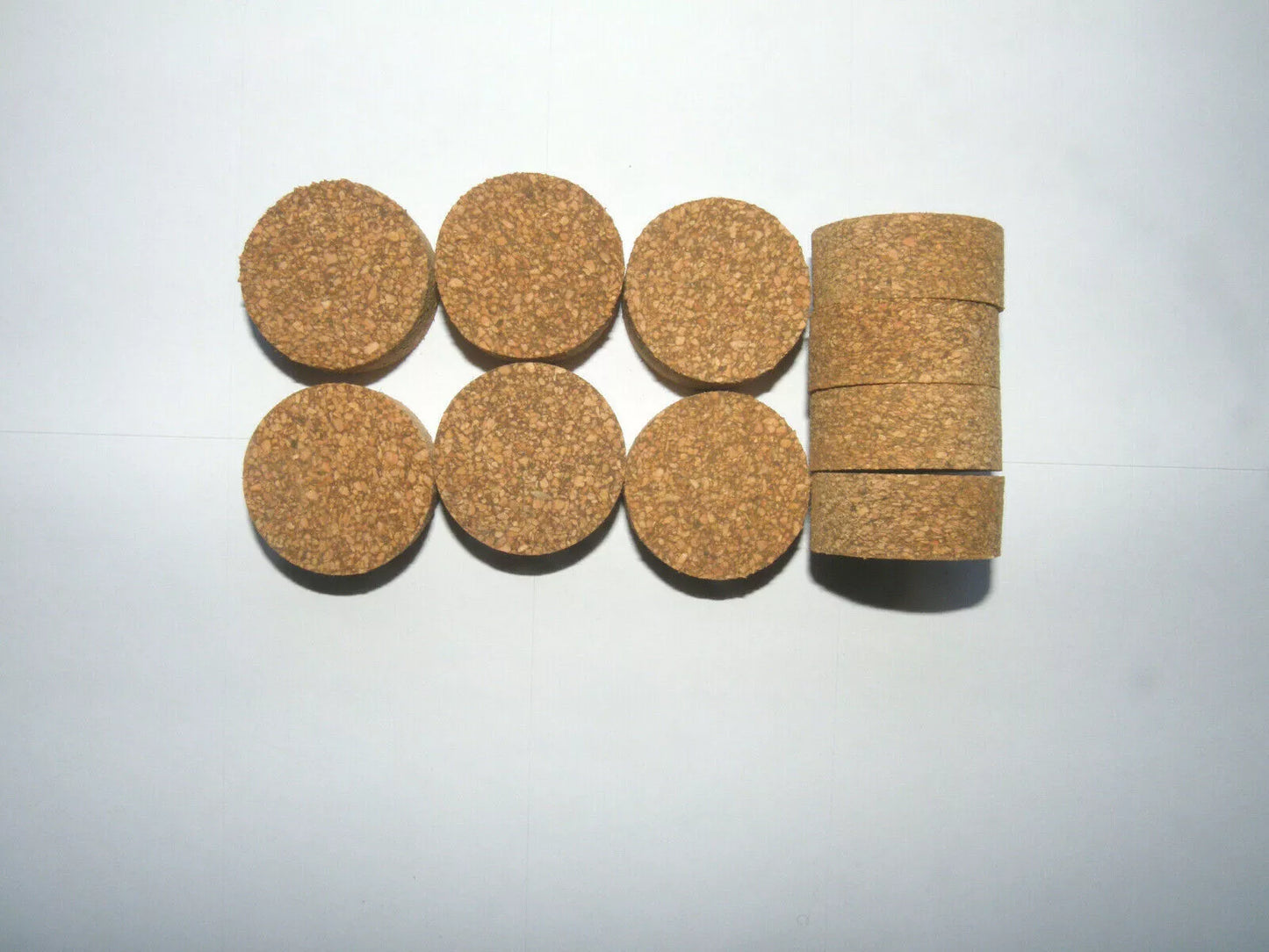 10 RUBBERIZED CORK RINGS 11/4"X1/2" NO BORE