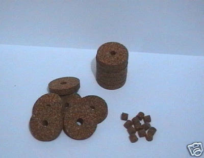 10 RUBBERIZED CORK RINGS 11/4"X1/4 BORE 1/4