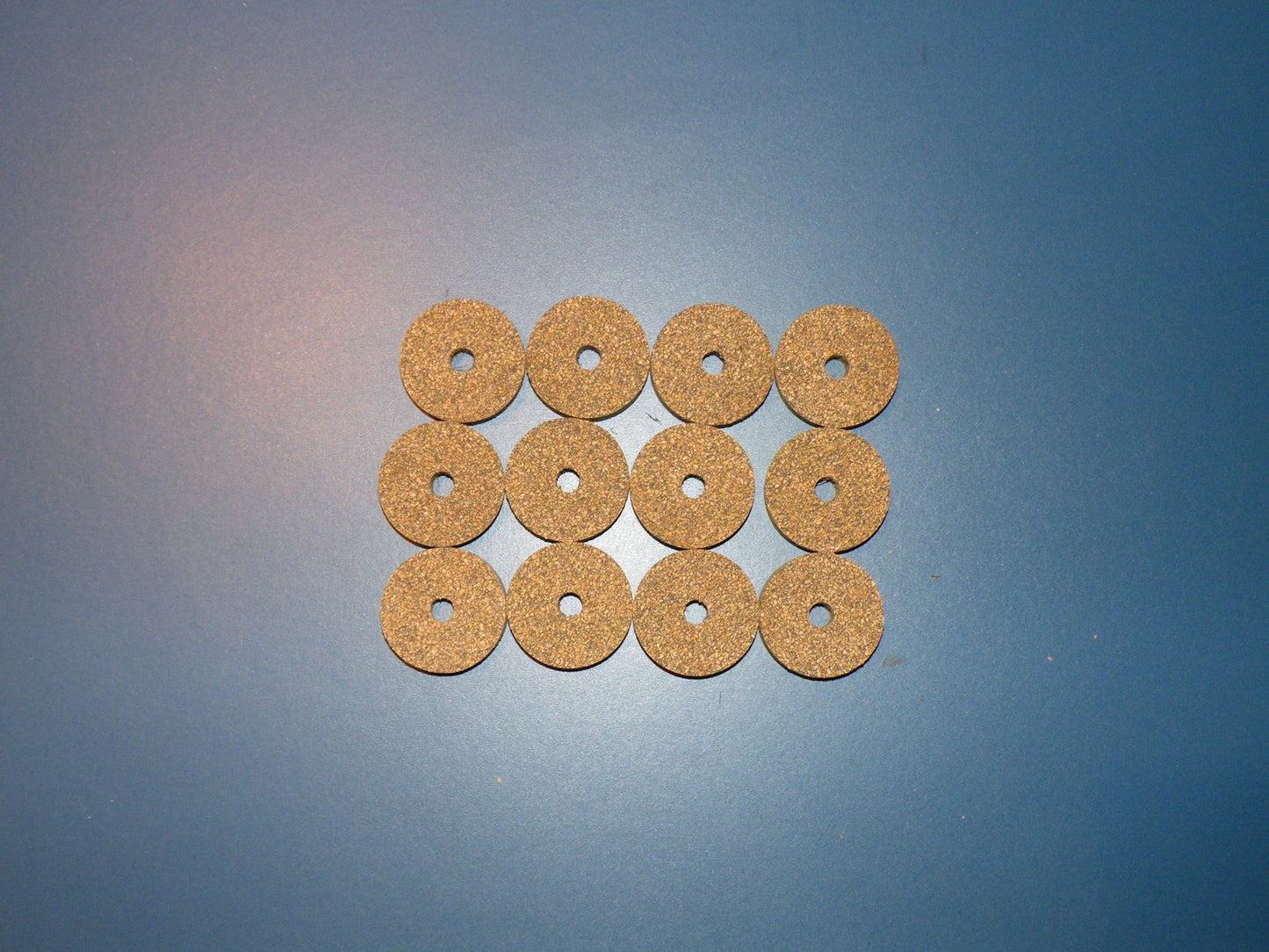 10 RUBBERIZED CORK RINGS 11/4"X1/4 BORE 1/4