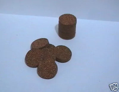 10 RUBBERIZED CORK RINGS 11/4"X1/4 NO BORE