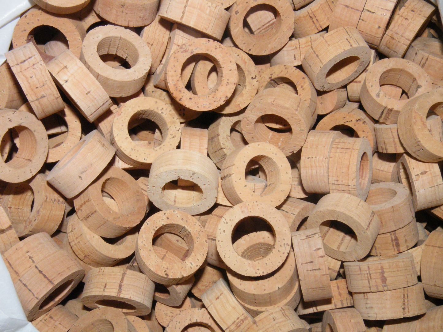 100 cork rings 1 1/4"x1/2" Grade A bore 3/4"